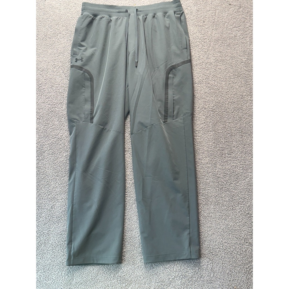 Under Armour Mens XL Olive Green Extra Relaxed Wide Athletic Pants